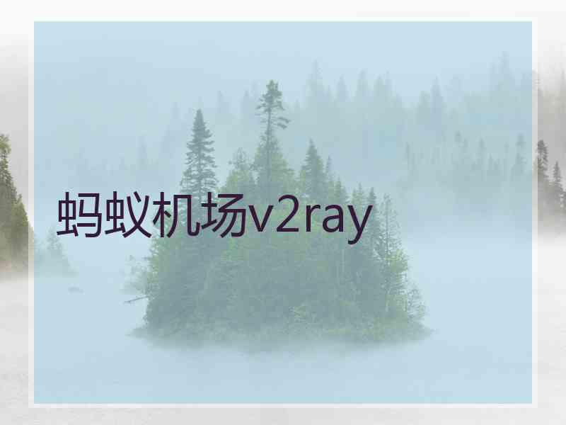 蚂蚁机场v2ray