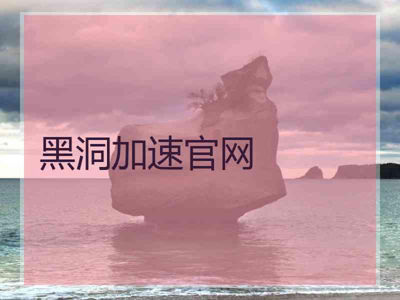 黑洞加速官网