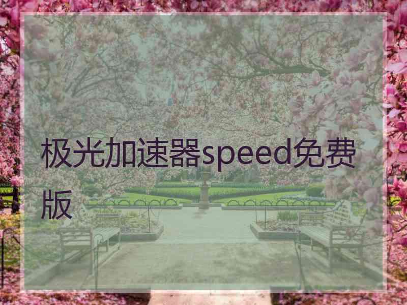 极光加速器speed免费版